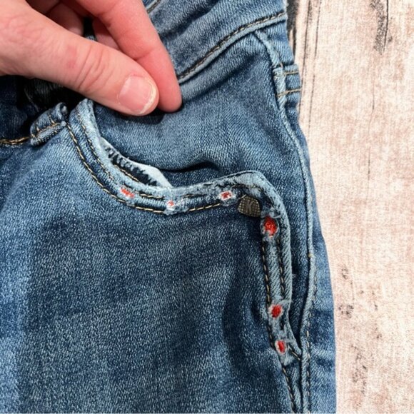 KFTK Mia Toothpick Distressed Skinny jeans size 0 - Picture 9 of 14